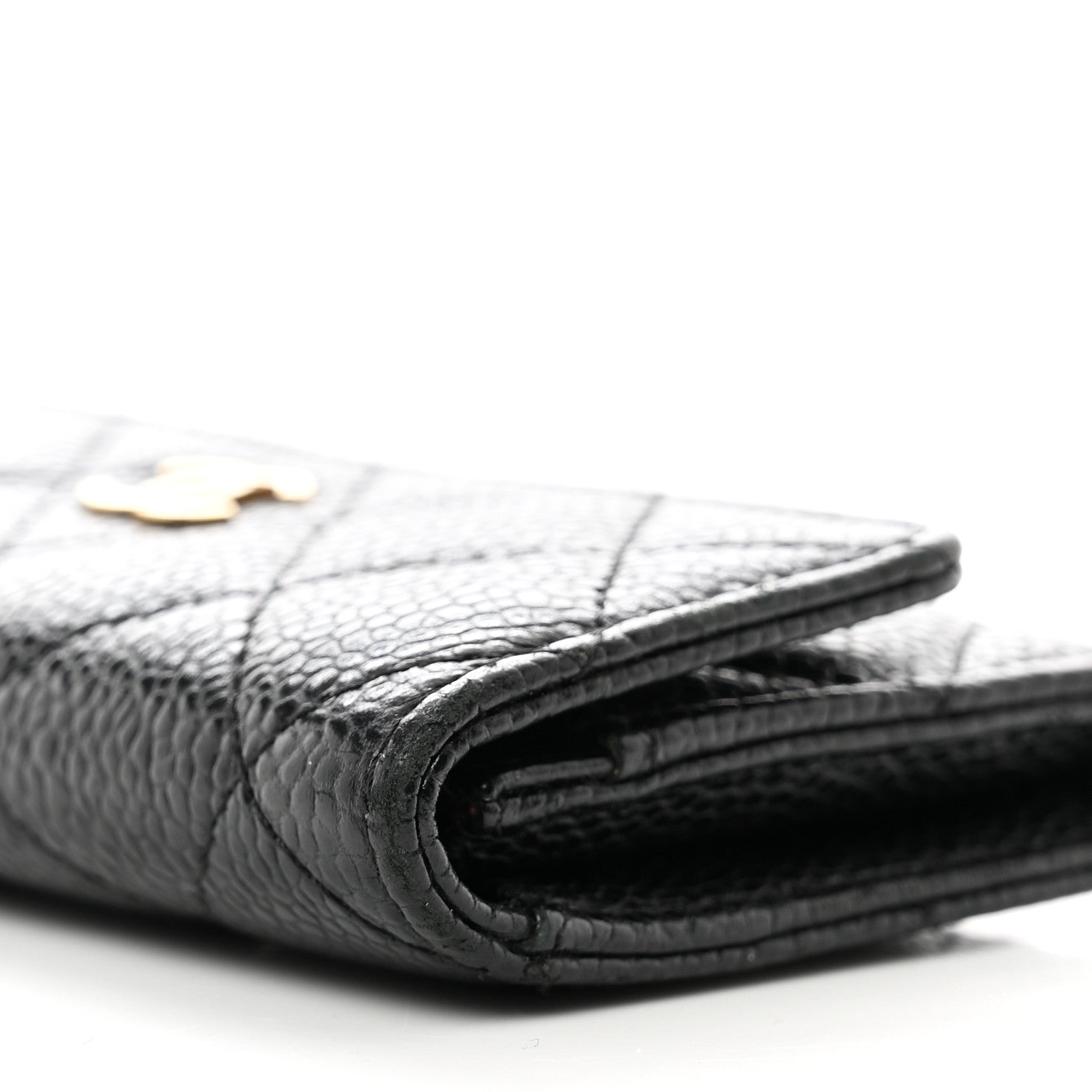 Chanel Caviar Quilted Flap Card Holder Black 9 of 9