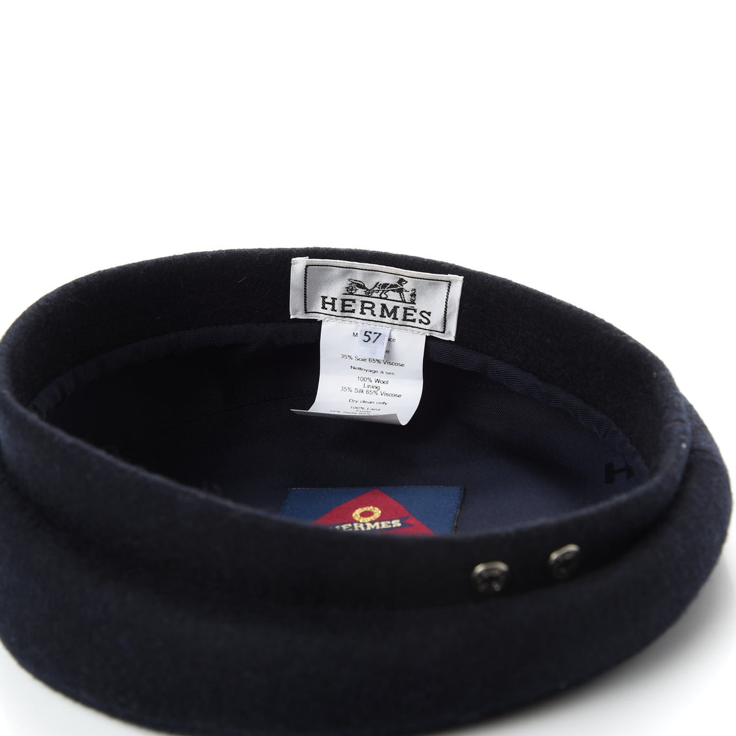 Wool Beret 57 Blue