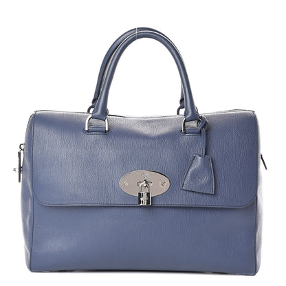 Mulberry Grainy Leather Large Del Rey Satchel Slate Blue 1 of 9