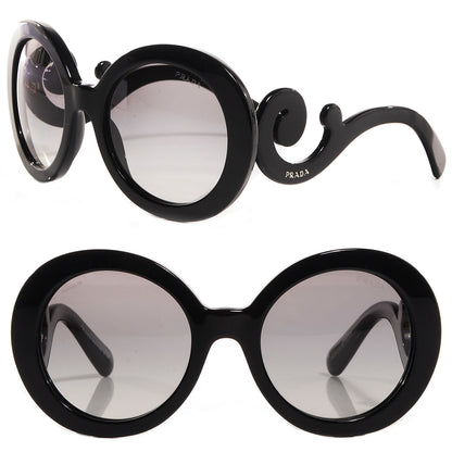 Prada Baroque Sunglasses SPR 27N Black 1 of 6