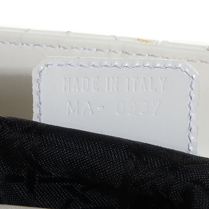 Christian Dior Patent Cannage Medium Lady Dior White 7 of 9
