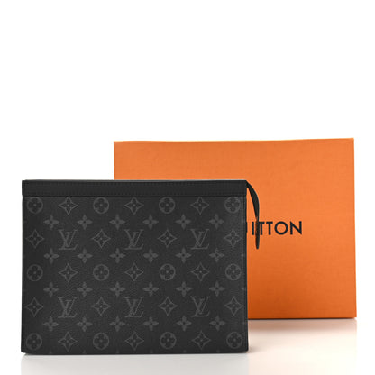 Louis Vuitton Monogram Eclipse Pochette Voyage MM 9 of 9