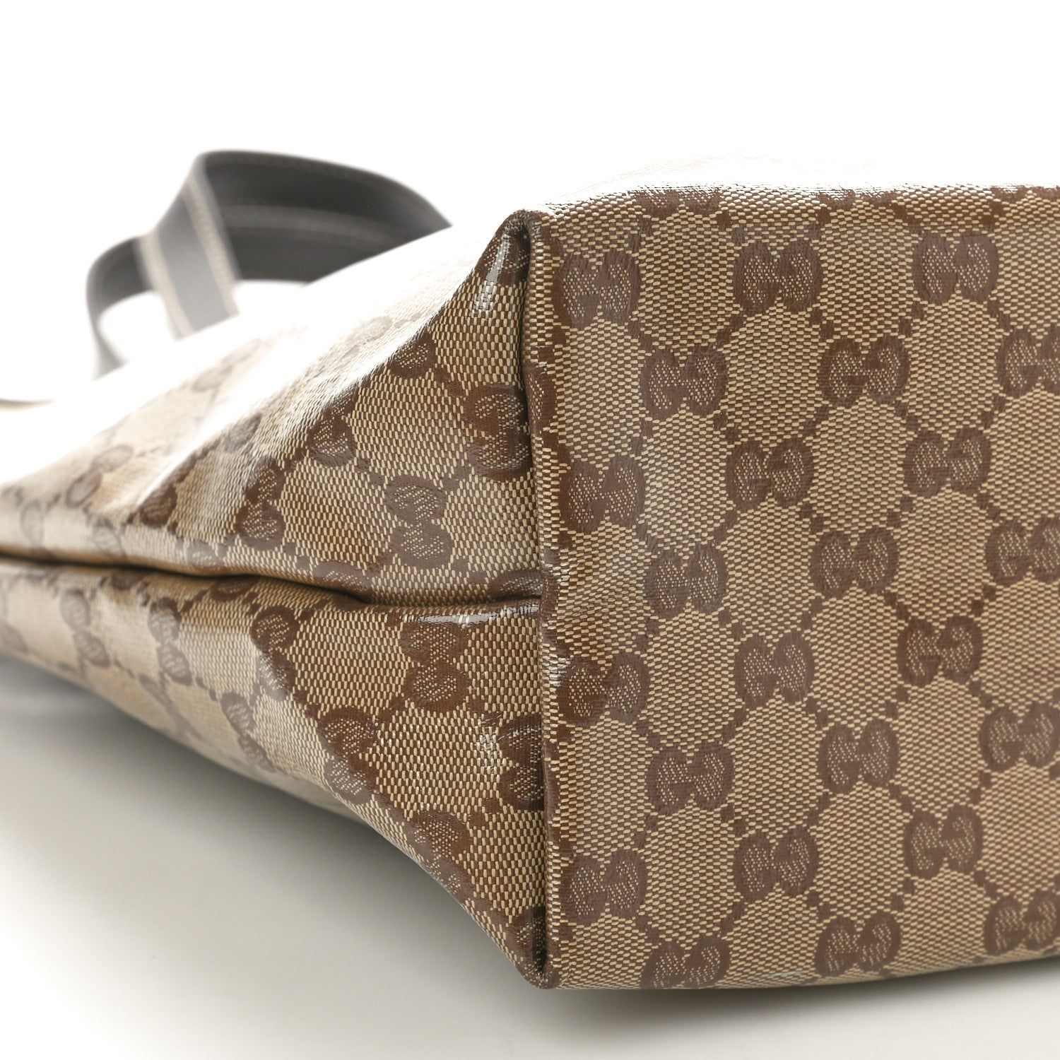 Gucci Crystal Monogram Joy Tote Dark Brown 9 of 11