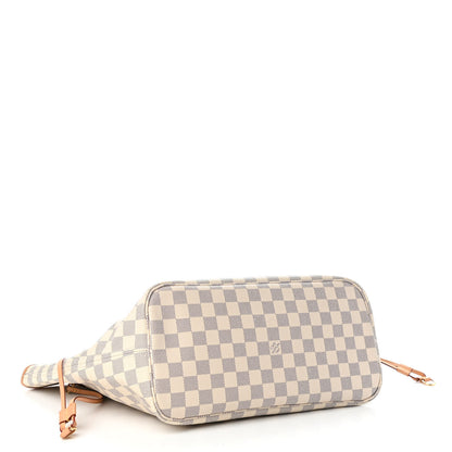 Louis Vuitton Damier Azur Neo Neverfull MM Rose Ballerine 4 of 11