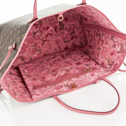 Louis Vuitton Monogram Articles de Voyage Ikat Neverfull GM Rose Velours 5 of 6