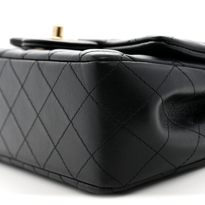 Chanel Lambskin Quilted Mini Rectangular Flap Black 10 of 11
