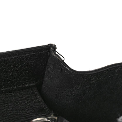 Celine Drummed Calfskin Mini Luggage Black 12 of 14
