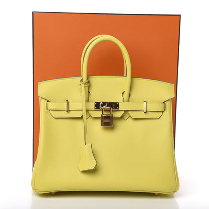 Hermes Swift Birkin 25 Lime 11 of 11
