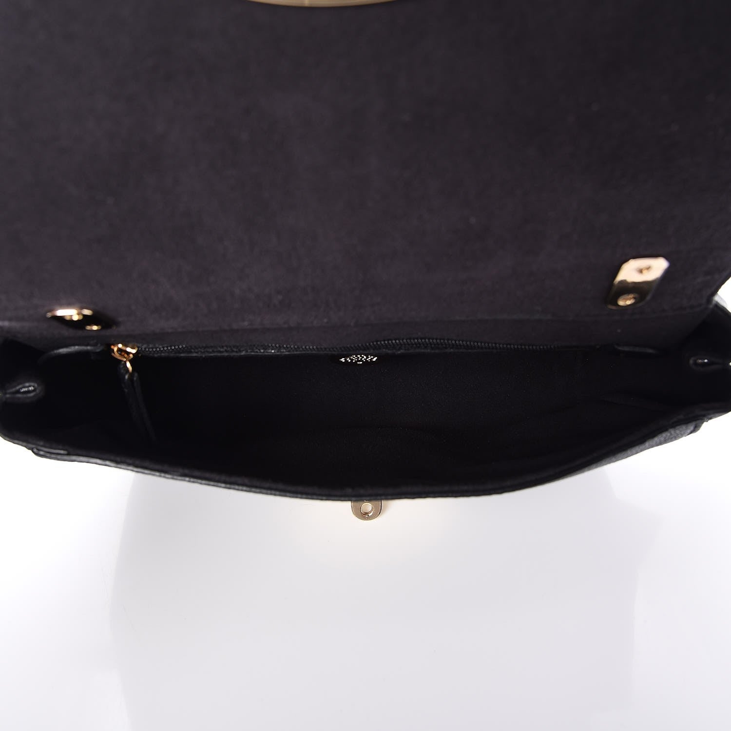 Mulberry Glossy Goatskin Small Lily Flap Black 5 of 7
