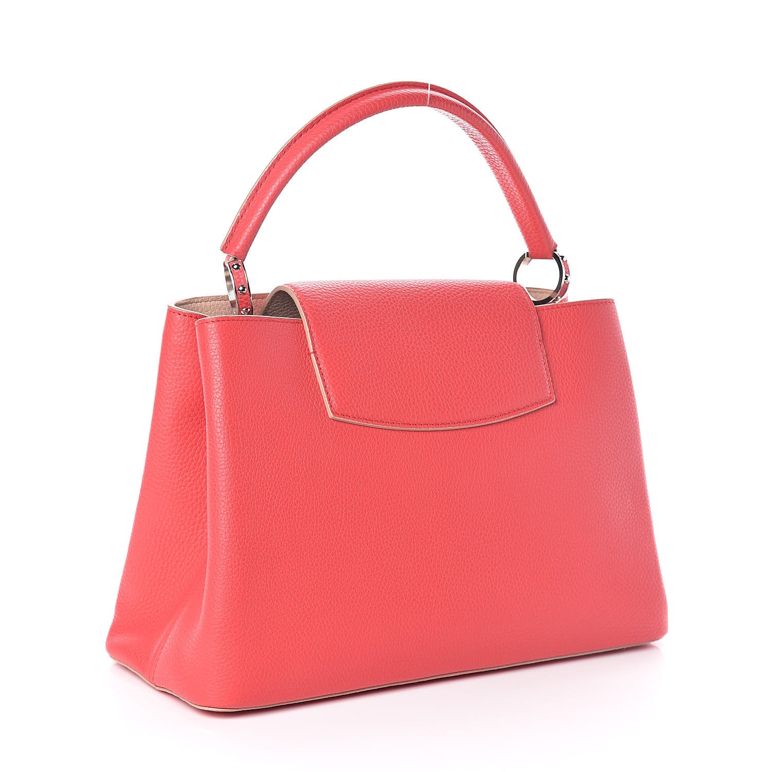 Louis Vuitton Taurillon Capucines MM Rose Litchi 3 of 8