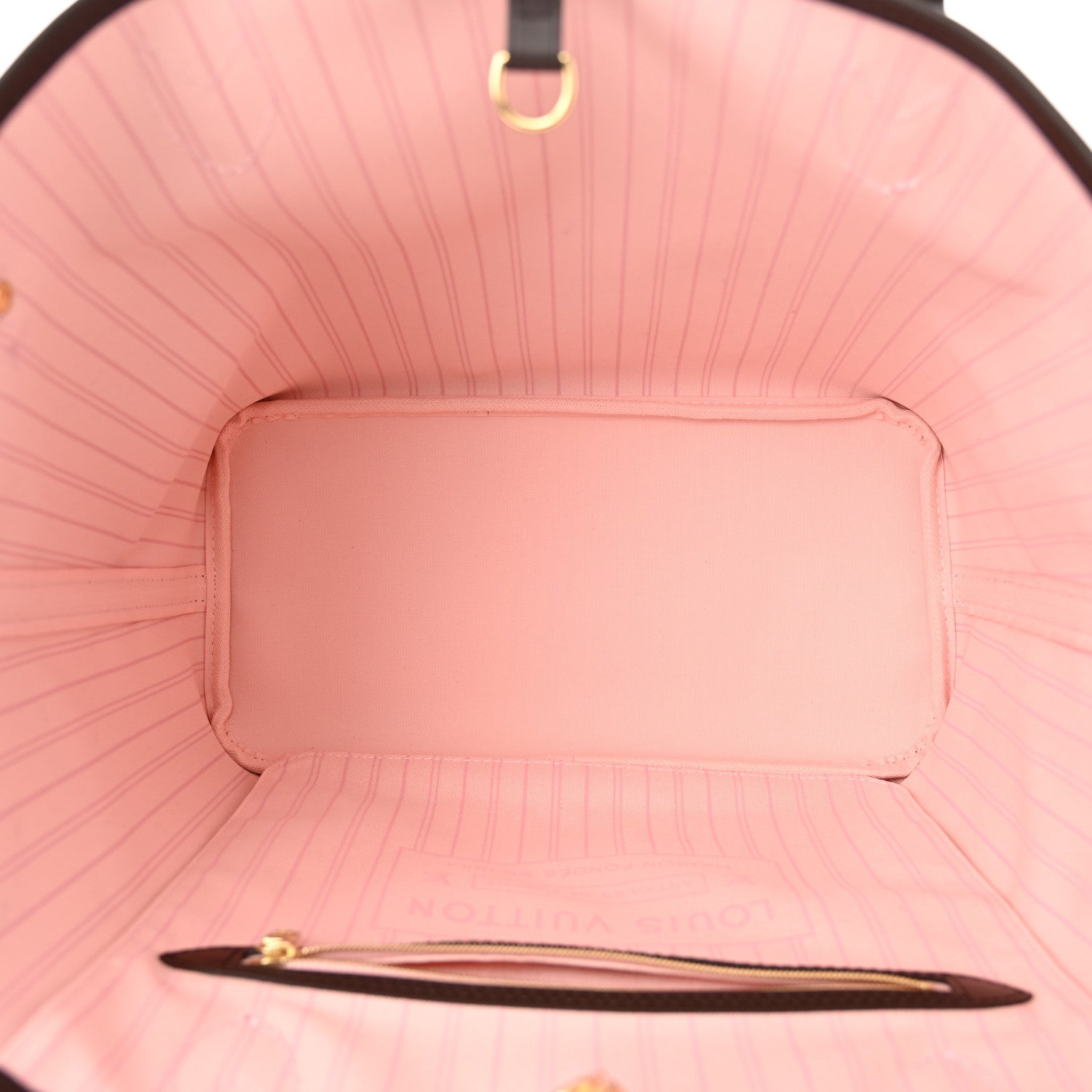 Louis Vuitton Damier Ebene Neo Neverfull MM Rose Ballerine 6 of 12