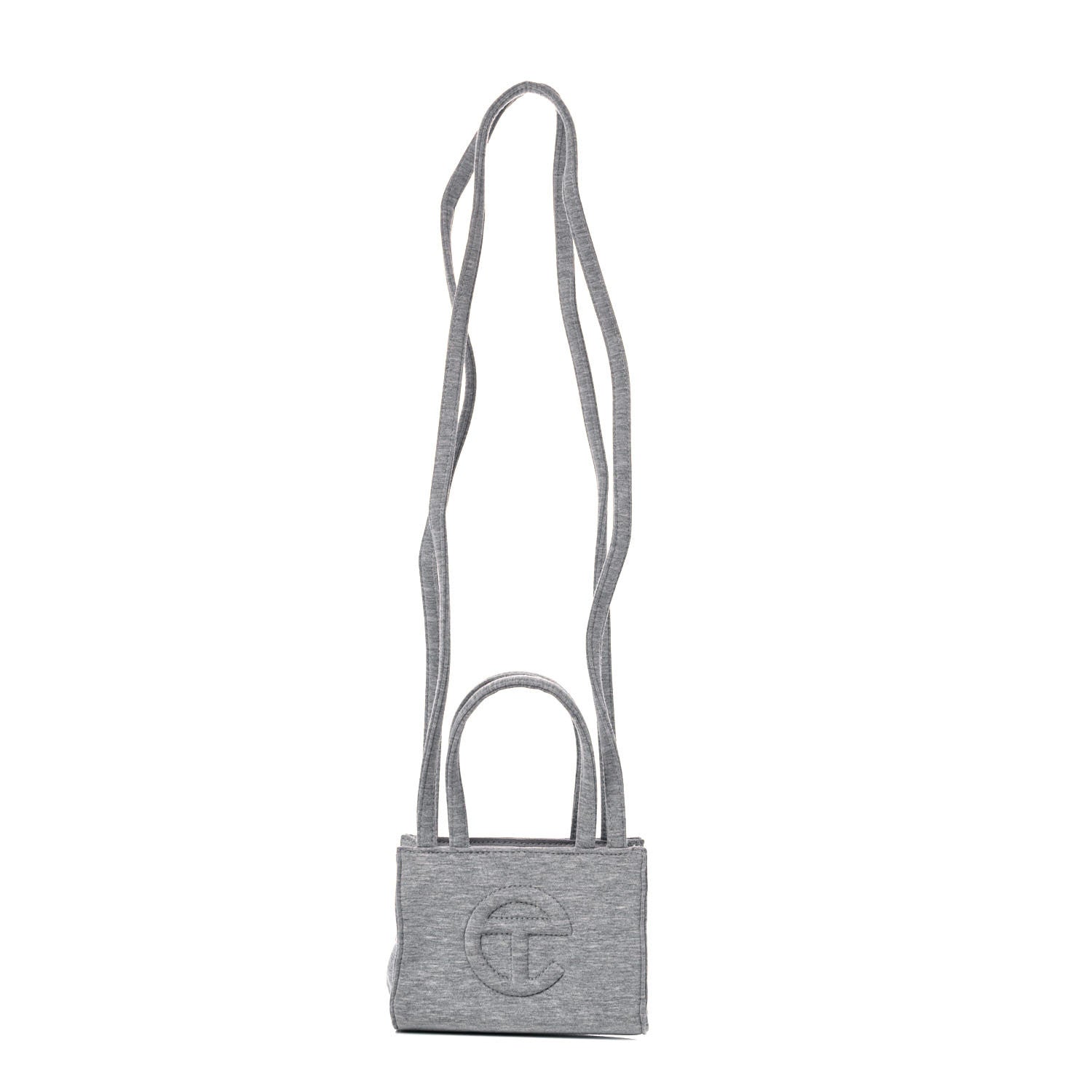 Telfar X UGG Fleece Small Shopping Bag Heather Grey 4 of 17
