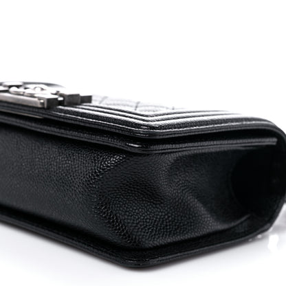 Chanel Caviar Quilted Small Boy Flap Black 8 of 10