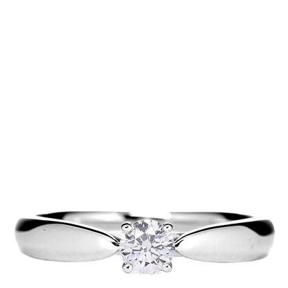 Tiffany Platinum Diamond .19ct Harmony Solitaire Engagement Ring 48 4.5 1 of 9