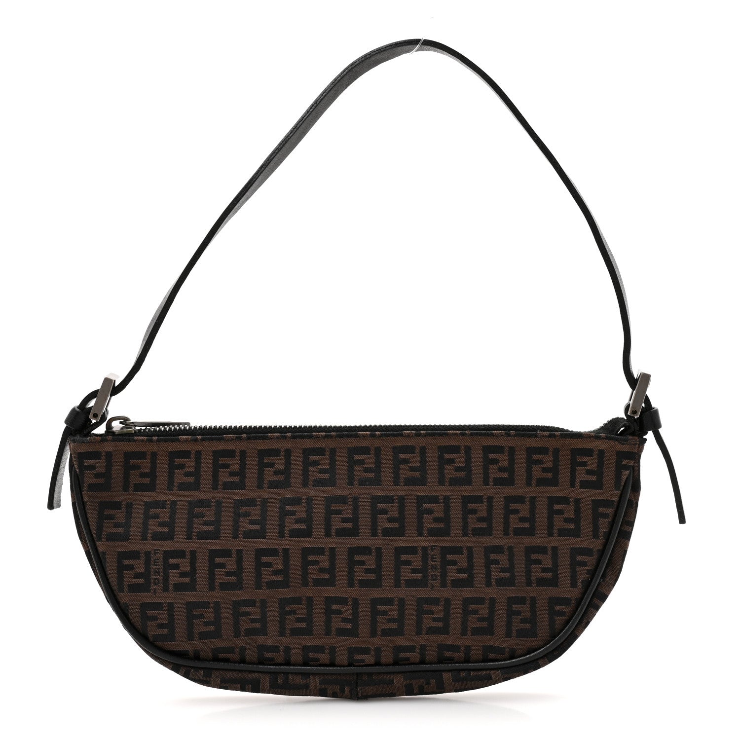 Fendi Zucchino Pochette Tobacco Moro 1 of 10