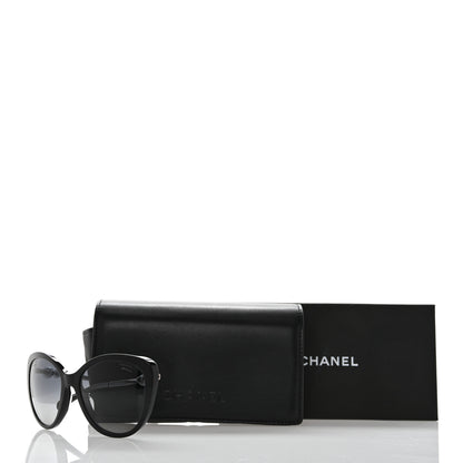 Chanel Acetate Pearl Polarized Winter Butterfly Sunglasses 5338-H-A Black 8 of 8