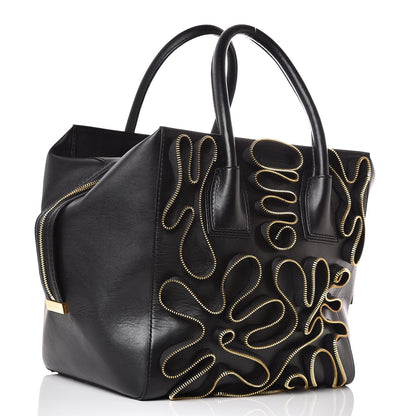 Stella McCartney Eco Alter Nappa Cavendish Zipper Tote Black 3 of 13