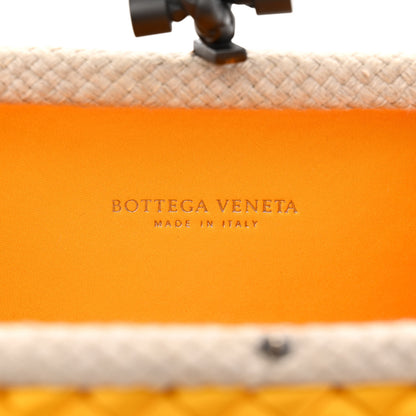 Bottega Veneta Satin Knot Clutch Yellow 5 of 9