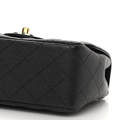 Chanel Caviar Quilted Mini Square Flap Black 10 of 11