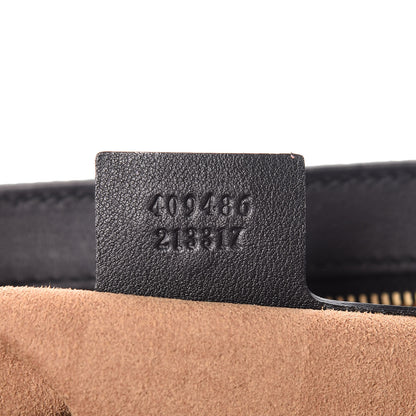 Gucci GG Supreme Monogram Calfskin Medium Padlock Shoulder Bag Beige Black Cuir 7 of 22