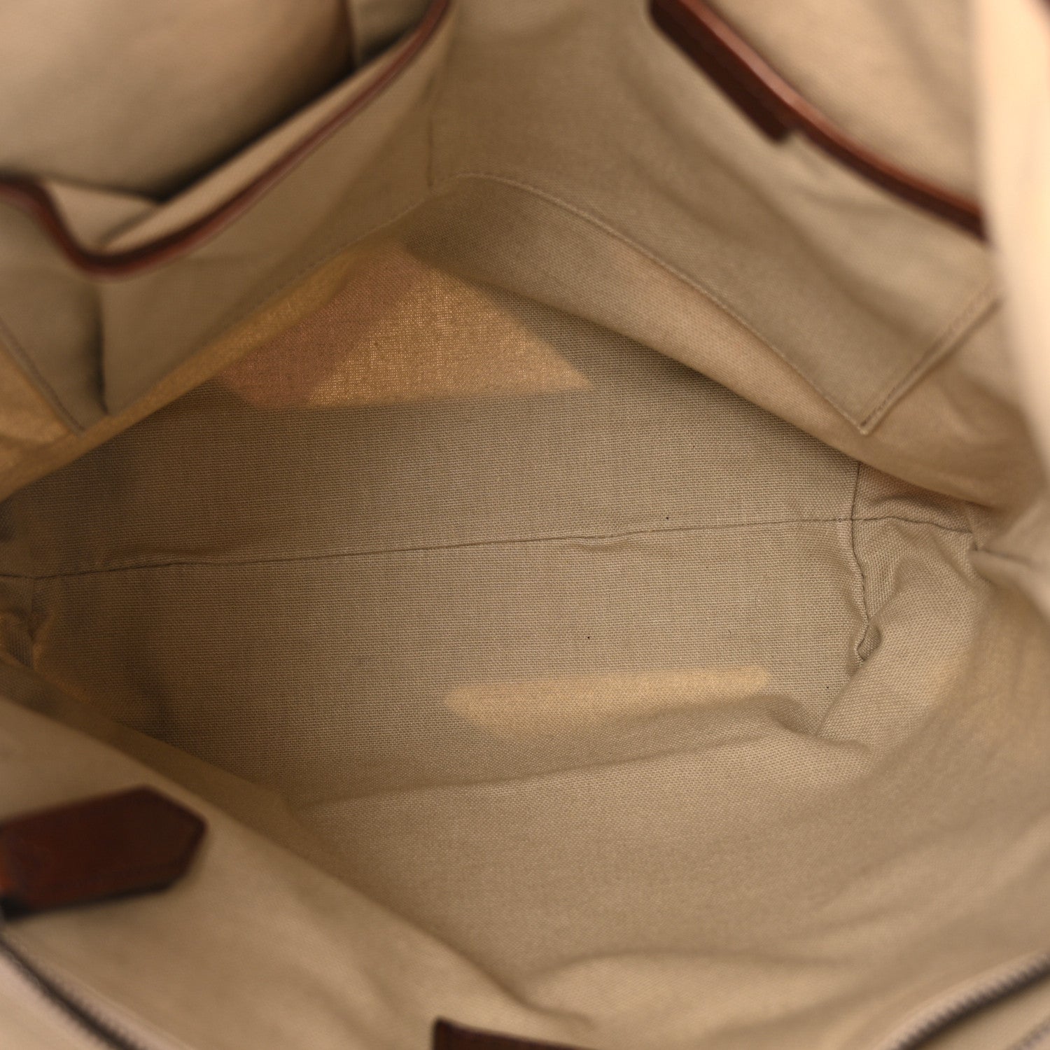 Burberry Canvas Mega Check Print Tote Beige 5 of 13