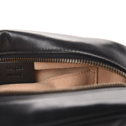 Gucci Calfskin Matelasse Small GG Marmont Chain Shoulder Bag Black 9 of 14