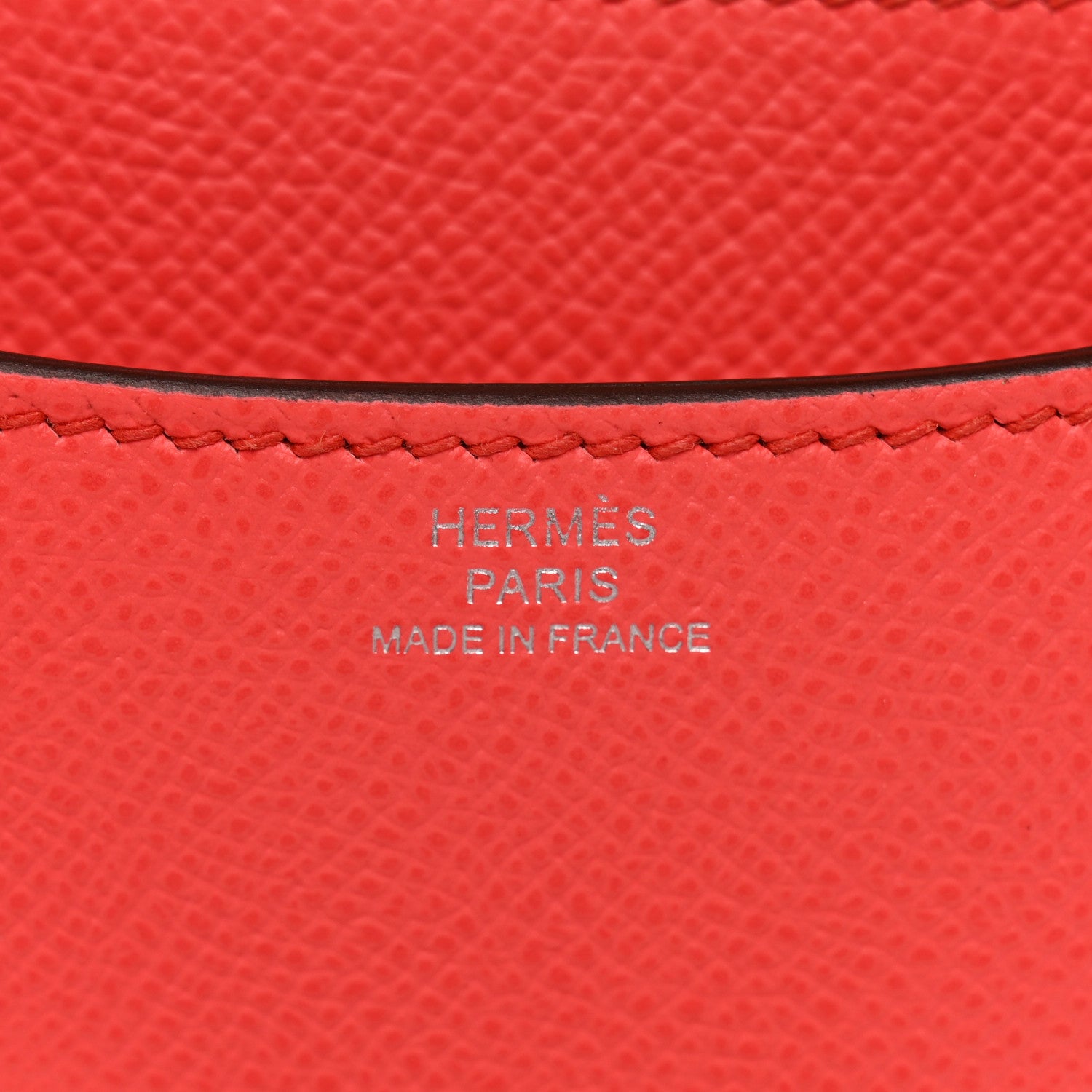 Hermes Epsom Enamel Constance 18 Rose Texas Rouge De Coeur 6 of 11