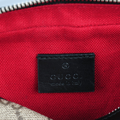 Gucci GG Supreme Monogram Web Small Shoulder Bag Black 6 of 7