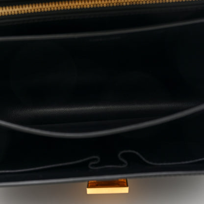 Celine Box Calfskin Medium Classic Box Flap Bag Black 5 of 9