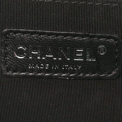 Chanel Iridescent Goatskin Quilted Medium Boy Flap Purple 6 of 10
