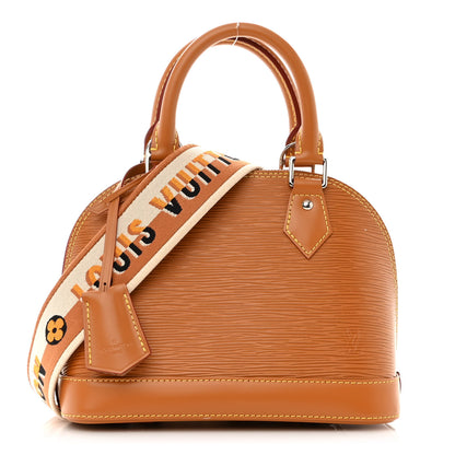 Louis Vuitton Epi Jacquard Alma BB Honey Gold 1 of 10