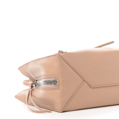 Balenciaga Grained Calfskin Papier Mini A4 Zip Around Tote Rose Des Sables 8 of 11