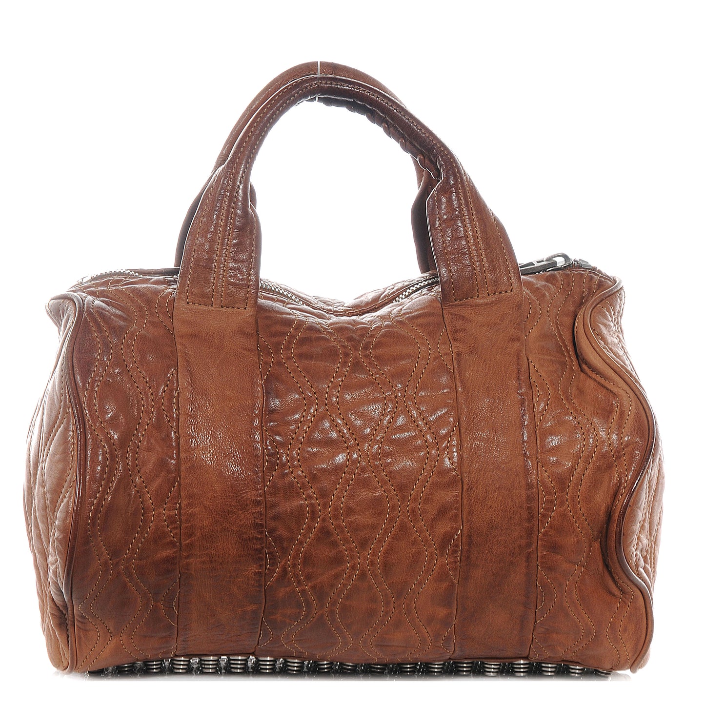 Quilted Leather Rocco Brown