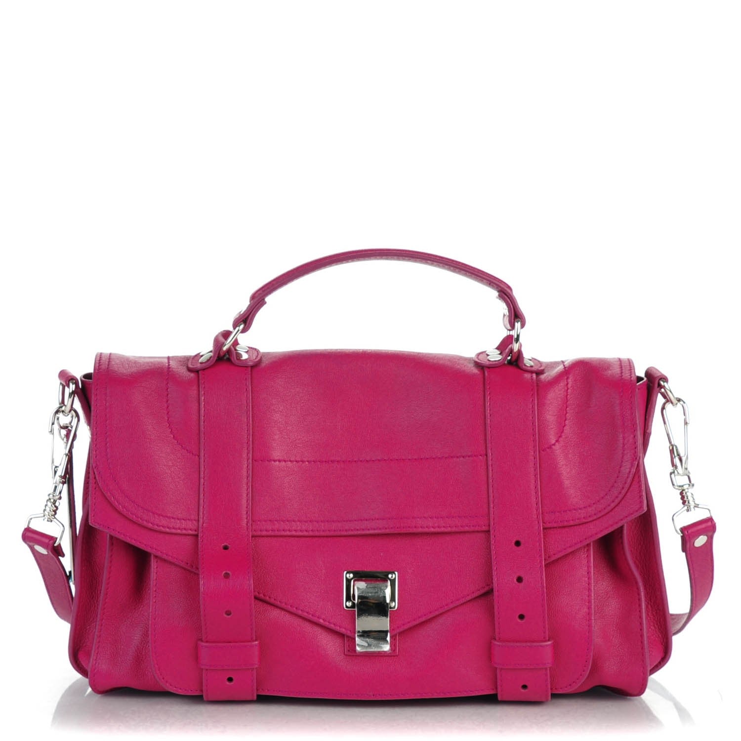 Proenza Schouler Lambskin Medium PS1 Satchel Fleur De Lys 1 of 7