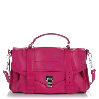 Proenza Schouler Lambskin Medium PS1 Satchel Fleur De Lys 1 of 7