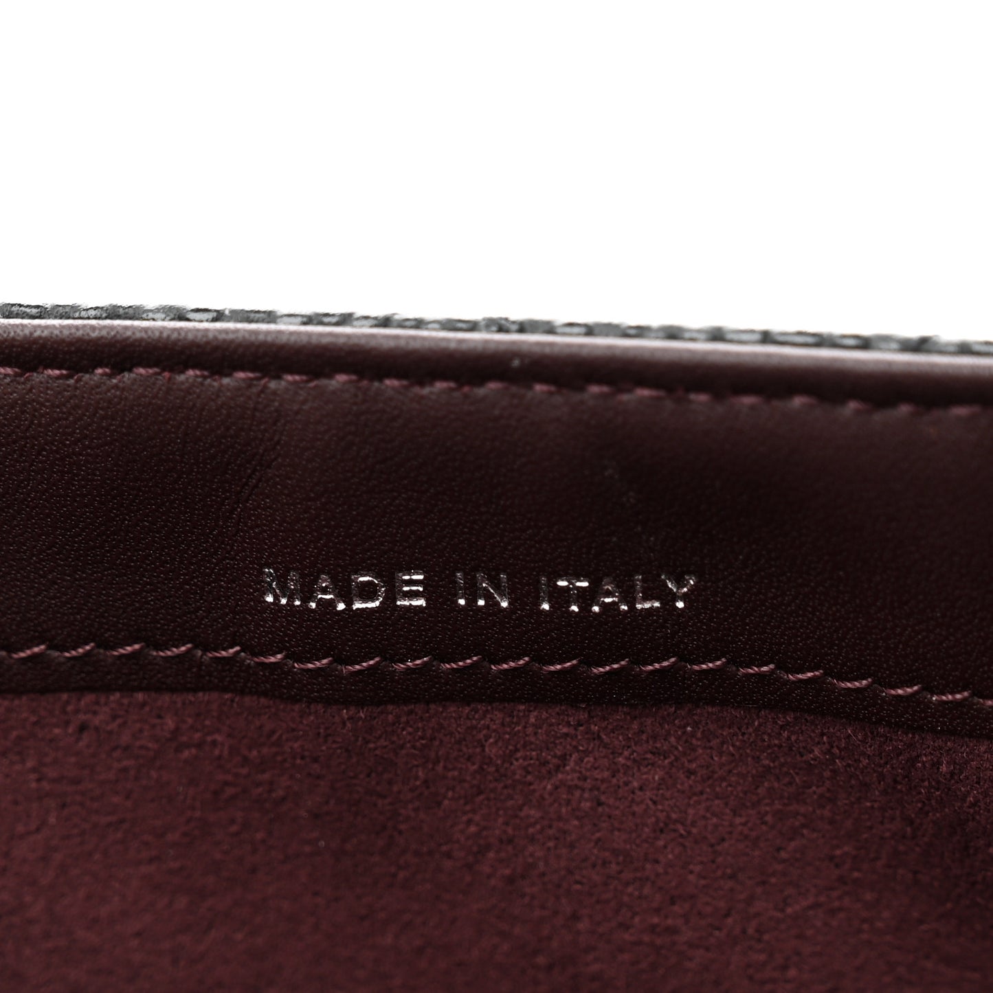 Caviar Quilted Mini Phone Holder Clutch Black