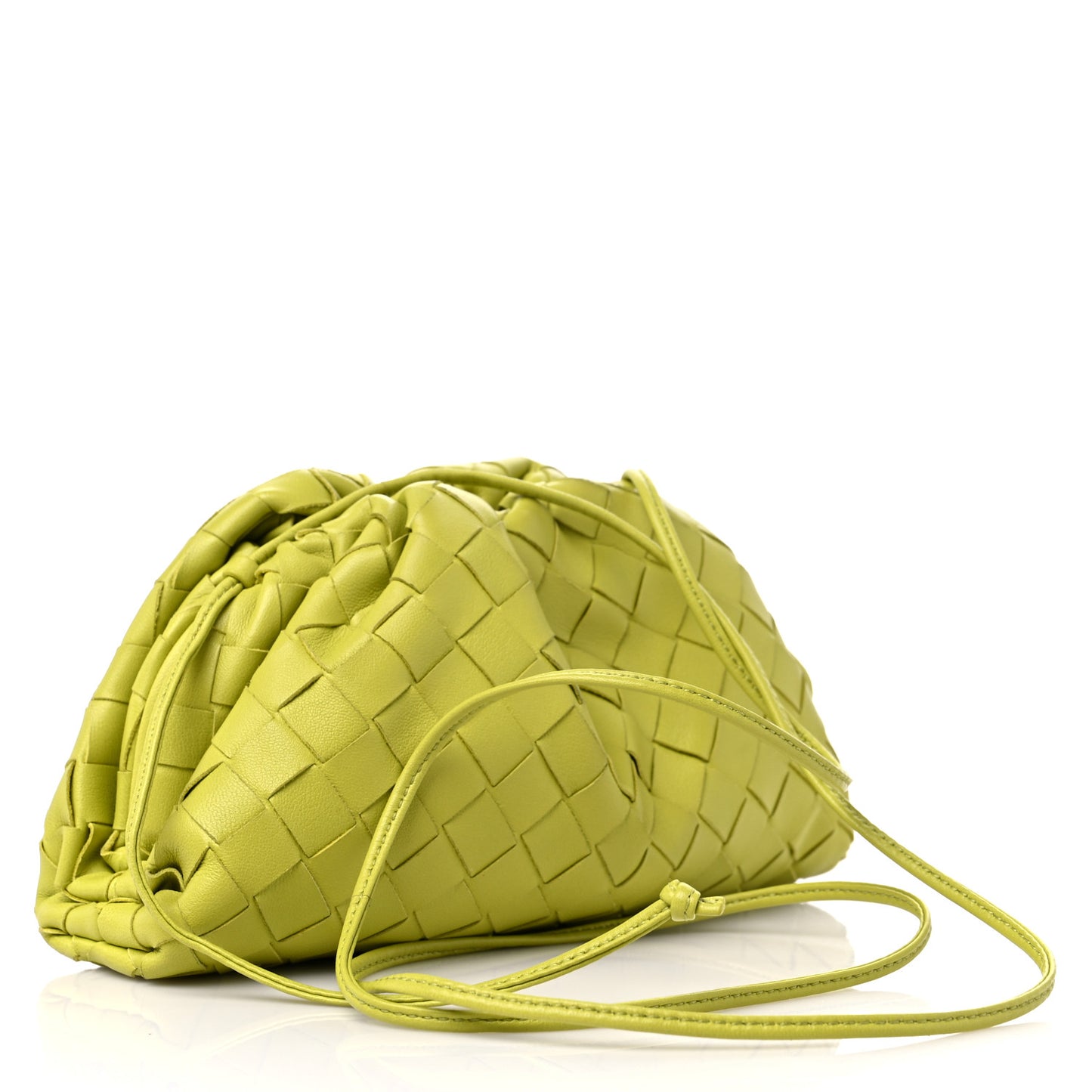Nappa Intrecciato The Mini Pouch Kiwi