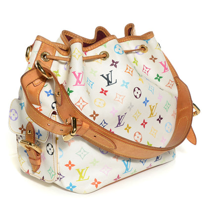Louis Vuitton Monogram Multicolor Petit Noe White 3 of 7