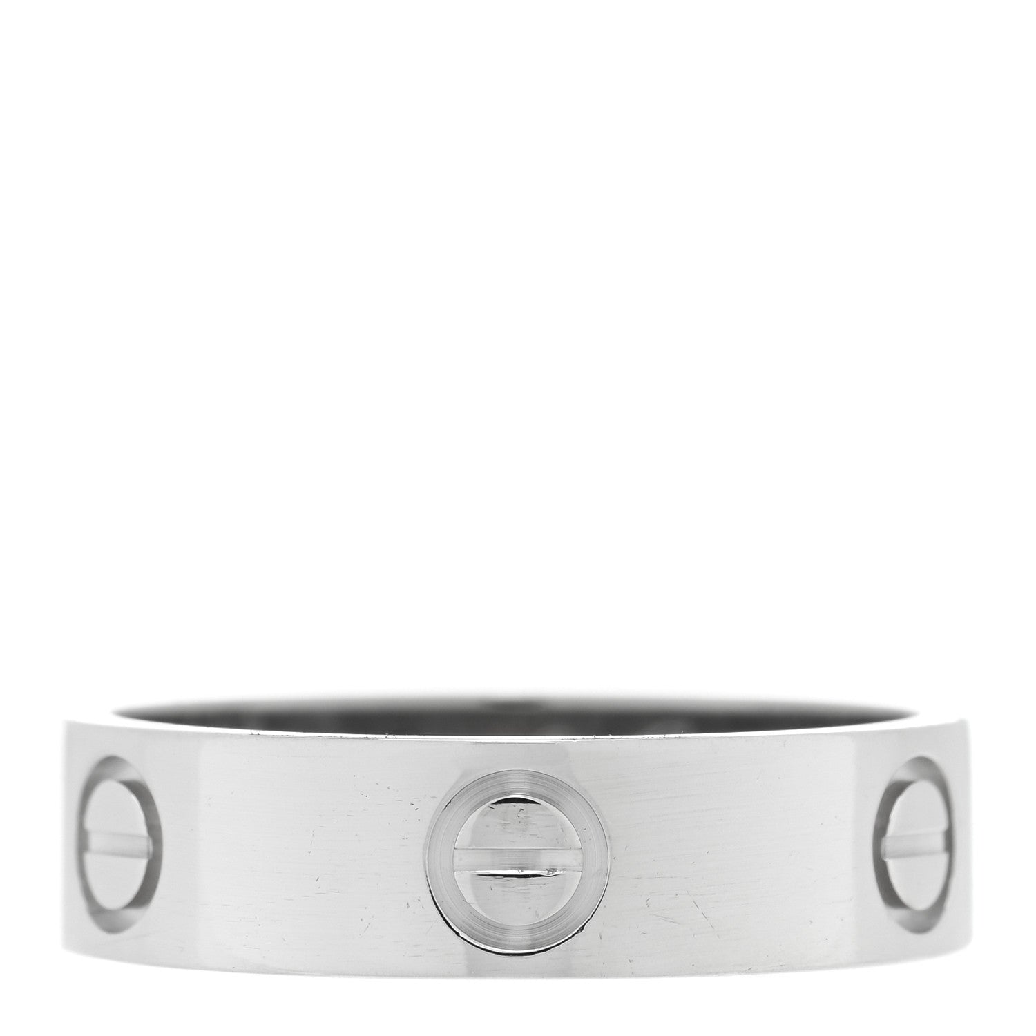 Cartier Platinum 5.5mm LOVE Ring 59 8.75 1 of 5