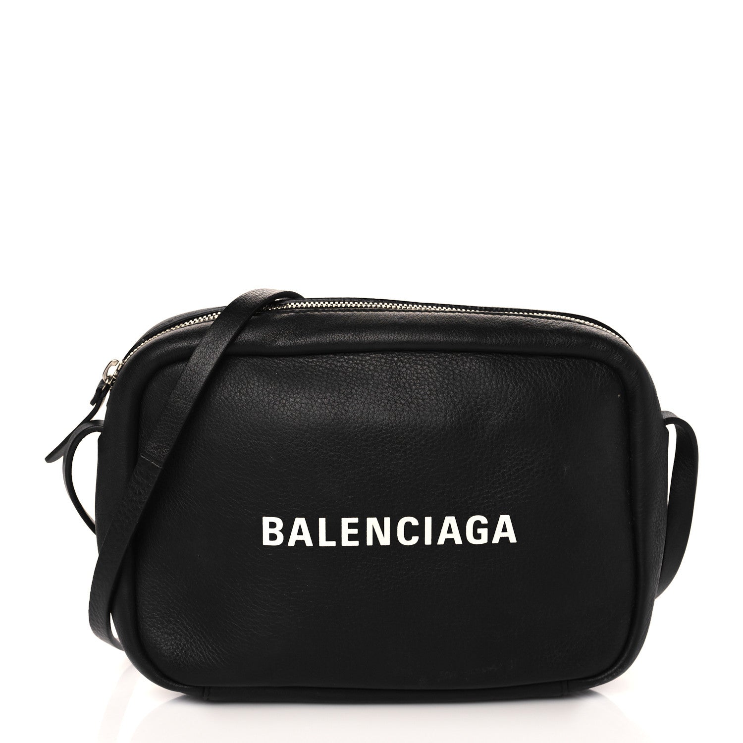 Balenciaga Calfskin Logo S Everyday Camera Bag Black 1 of 9