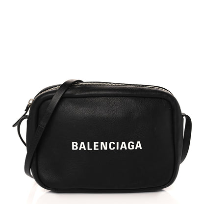 Balenciaga Calfskin Logo S Everyday Camera Bag Black 1 of 9