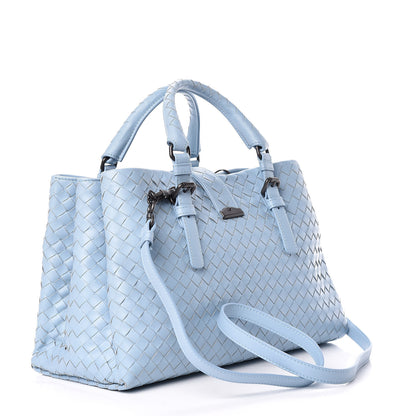 Bottega Veneta Light Calf Intrecciato Small Roma Topazio 3 of 13