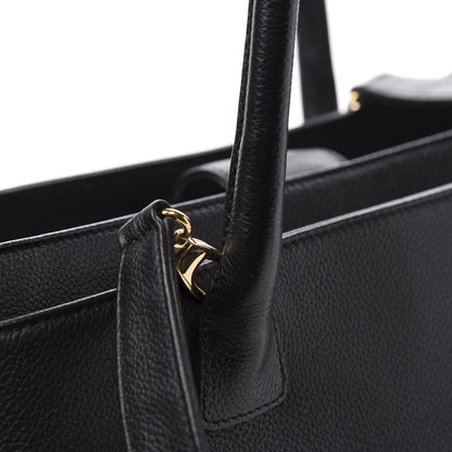 Chanel Calfskin Cerf Executive Shopper Tote Black 13 of 13