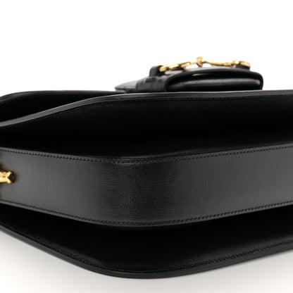 Gucci Azalea Calfskin Horsebit 1955 Shoulder Bag Black 9 of 12