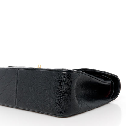Chanel Caviar Quilted Jumbo Double Flap Black 11 of 13