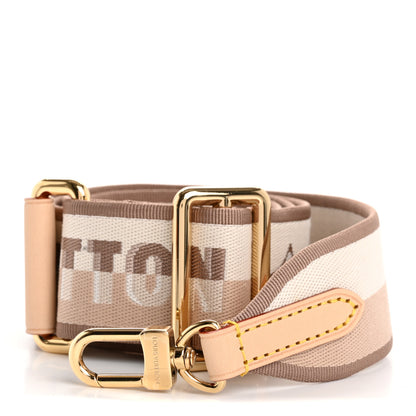 Louis Vuitton Jacquard Speedy Bandouliere 20 Shoulder Strap Beige 1 of 4