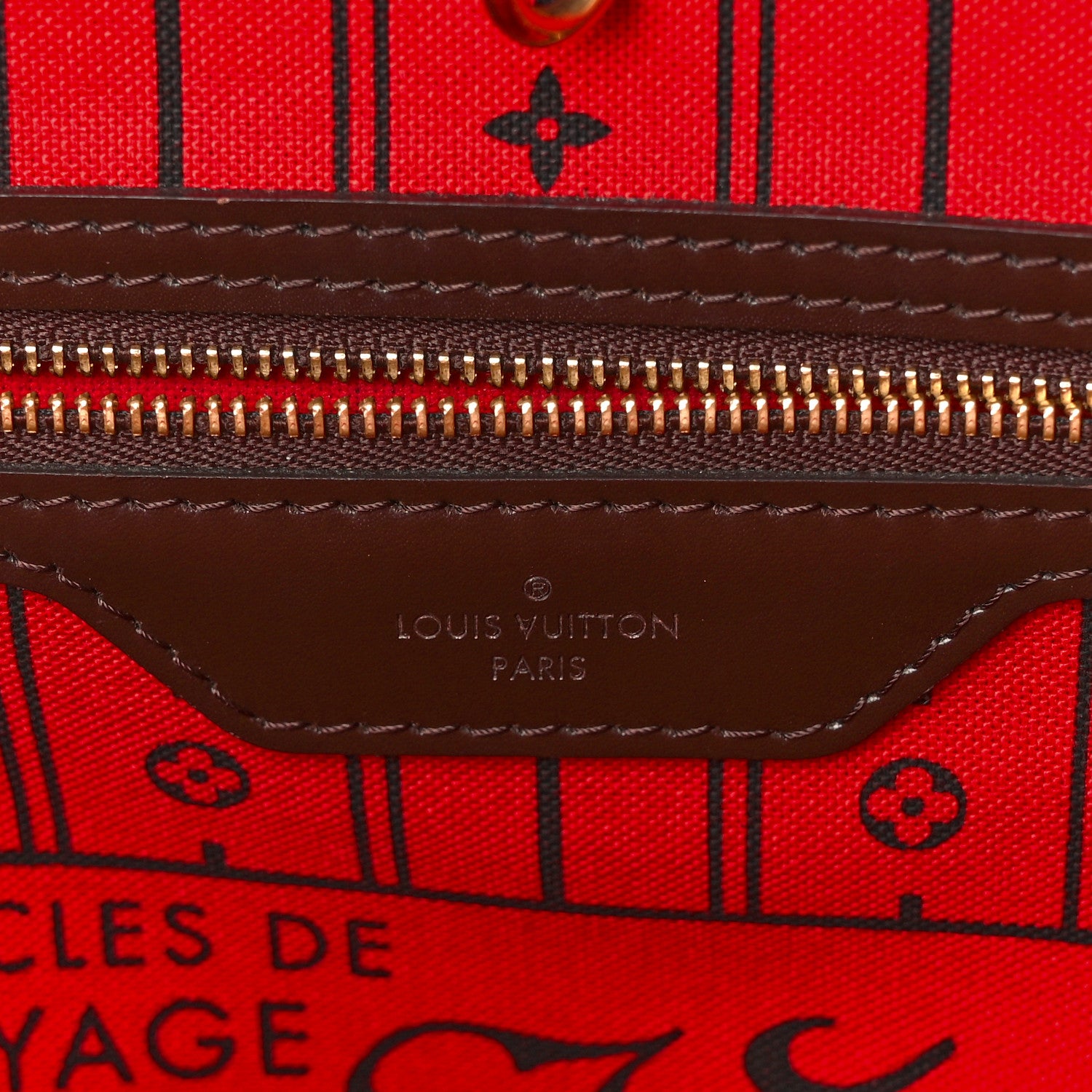 Louis Vuitton Damier Ebene Neverfull MM 7 of 11