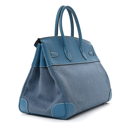 Hermes Denim Togo Birkin 35 Bleu Jean 3 of 13