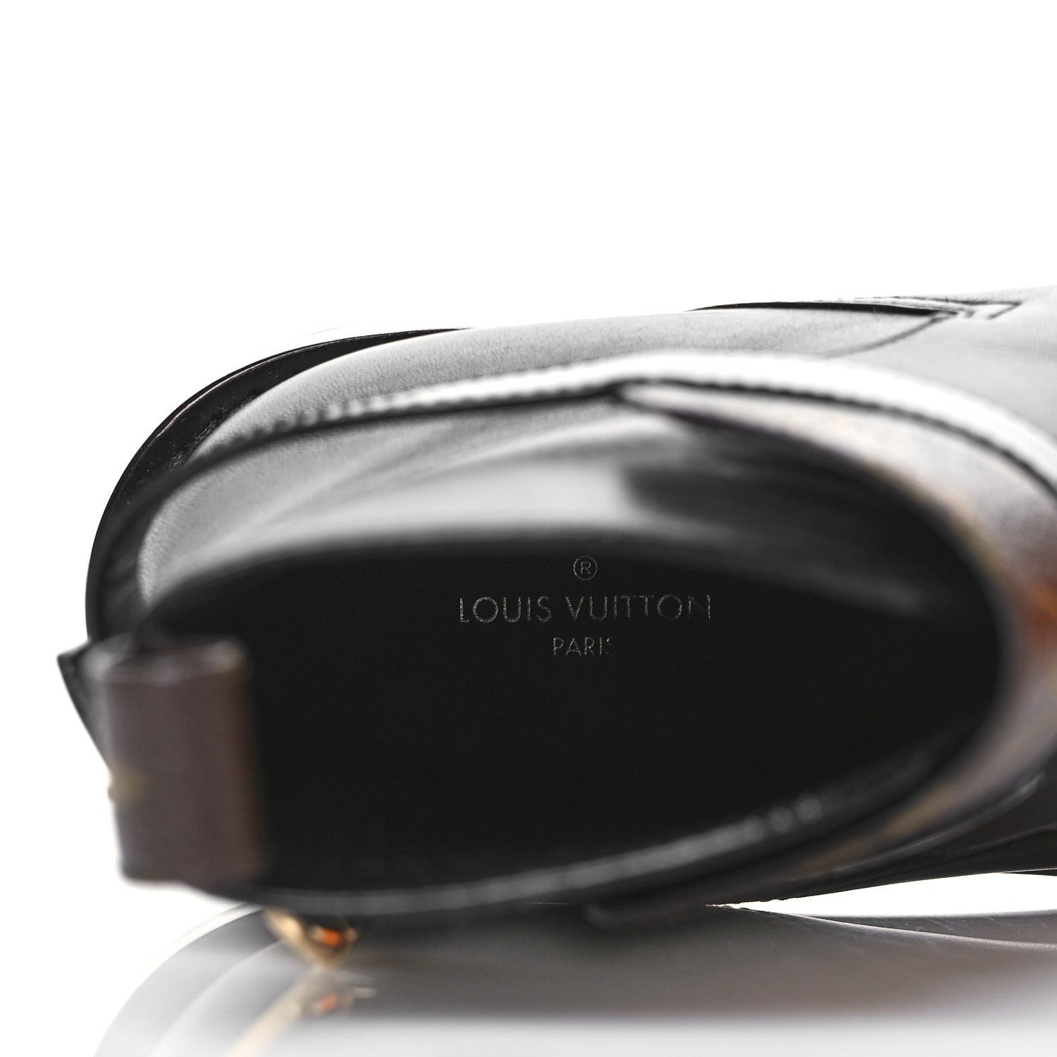 Louis Vuitton Calfskin Monogram Discovery Flat Ankle Boots 36.5 Black 7 of 9