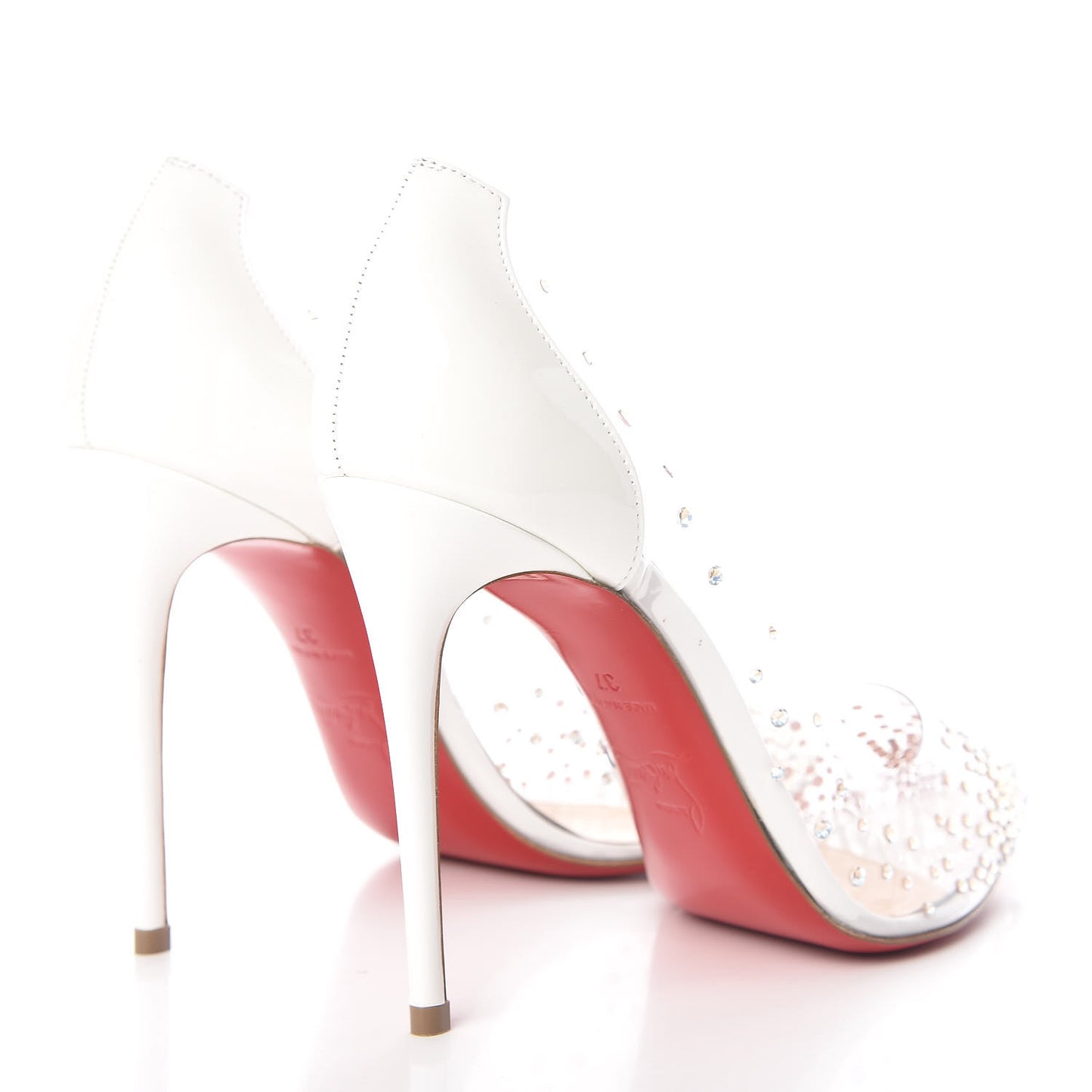 PVC Patent Degastrass 100 Pumps 37 Latte